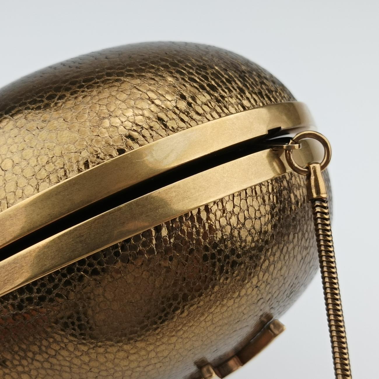 Love box heart Golden Leather 466212 BCI466212.0918ラブボックス ハート型 ゴールド レザー 466212 BCI466212.0918