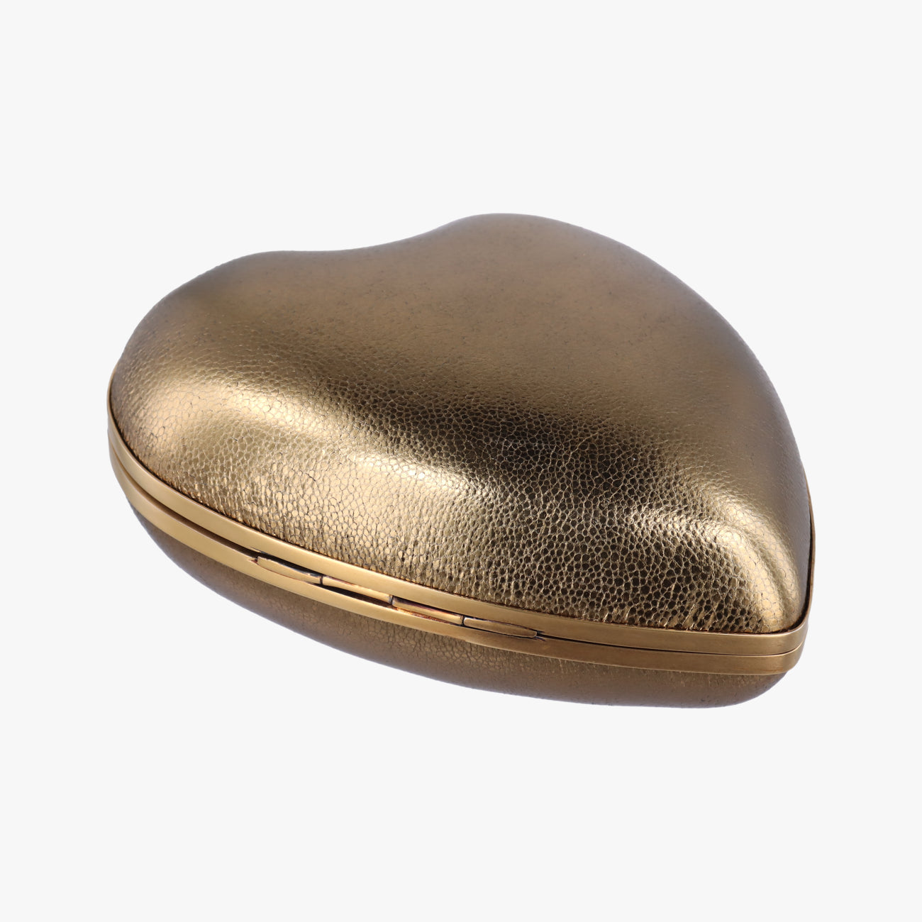 Love box heart Golden Leather 466212 BCI466212.0918ラブボックス ハート型 ゴールド レザー 466212 BCI466212.0918