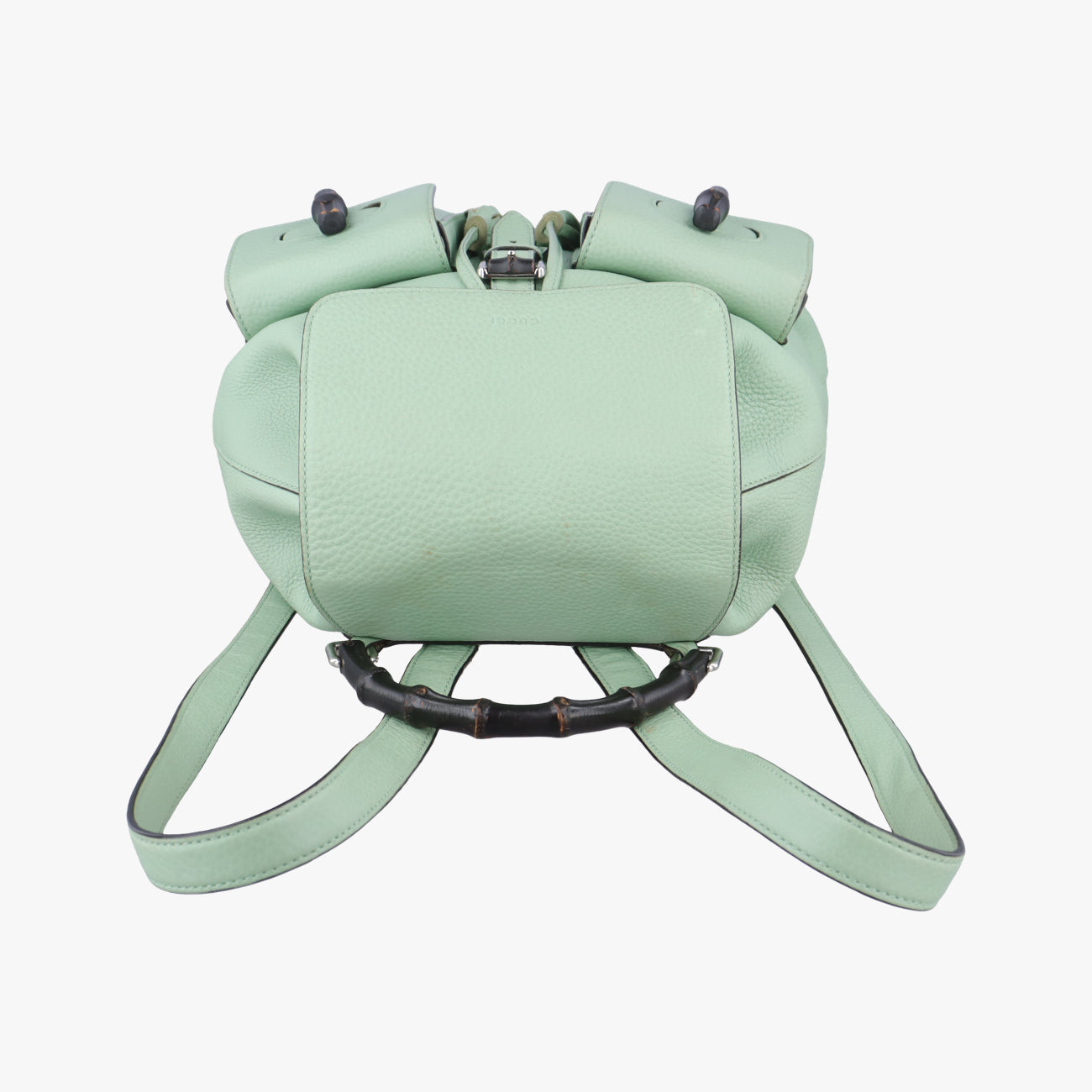 Bamboo fringe tassel Green Leather G017348622バンブー グリーン レザー 370833 G017348622