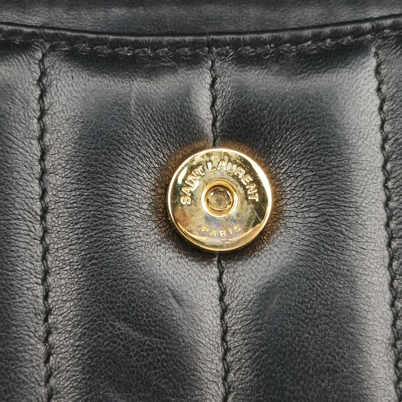 Monogram Black lambskin YSL554075.1216モノグラム ブラック ラムスキン 554075 YSL554075.1216