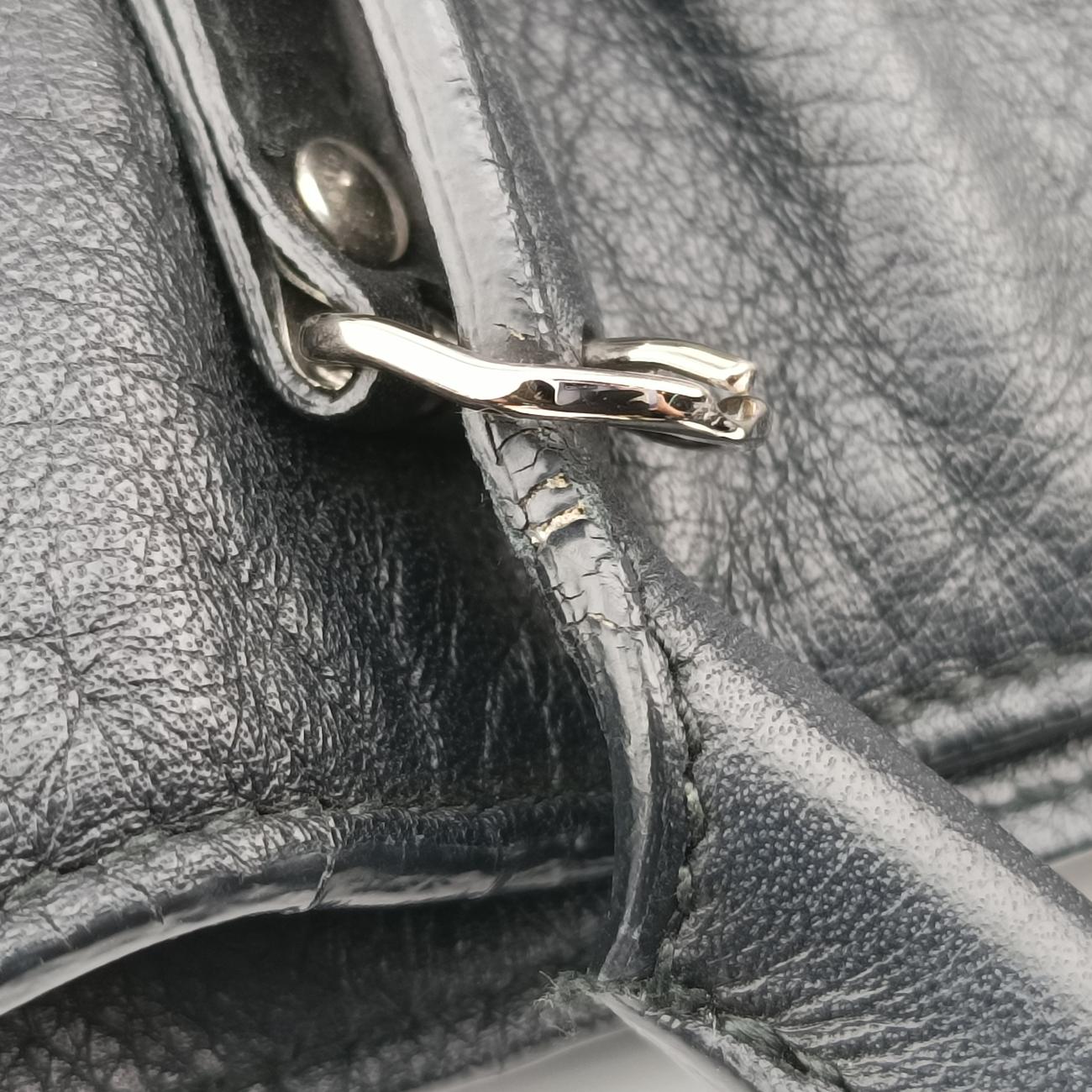 Paper A5 Tote Bag Black Lambskin 357330.1000.E.525040ペーパー A5 トートバッグ ブラック ラムスキン 357330.1000.E.525040