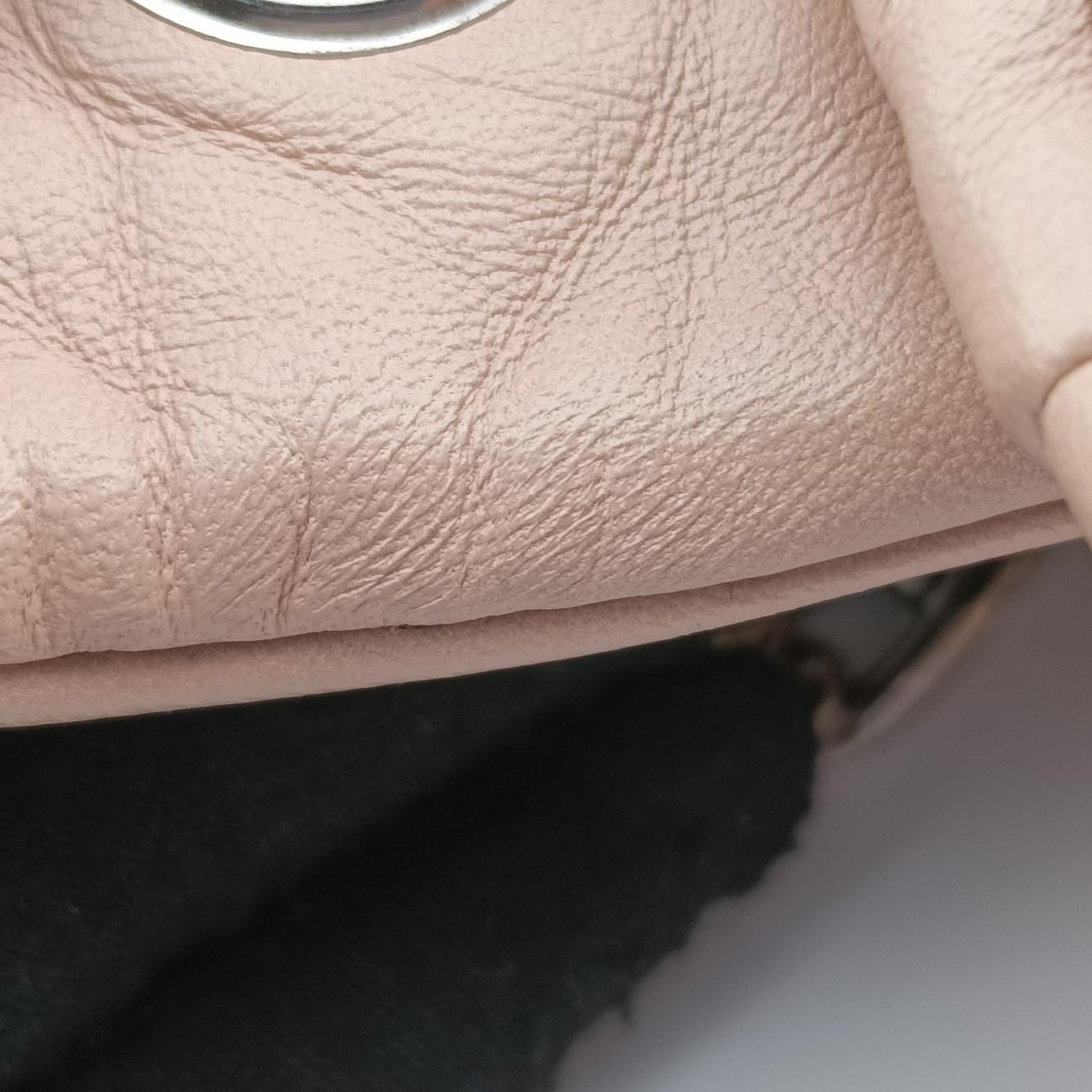 Gaufre Logo FlapPinkNappa LeatherBT09397/Qギャザーピンクナッパレザー BT09397/Q