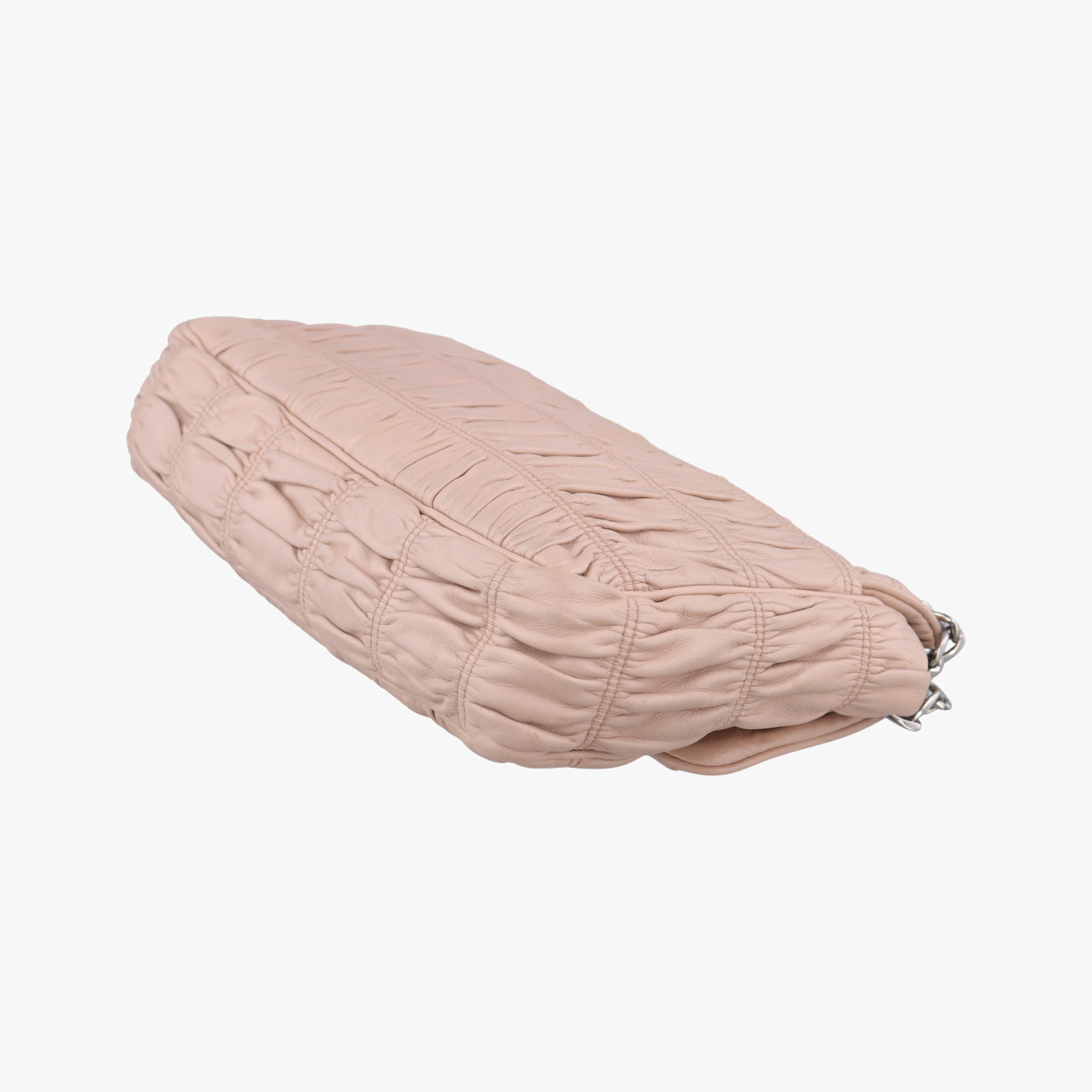 Gaufre Logo FlapPinkNappa LeatherBT09397/Qギャザーピンクナッパレザー BT09397/Q