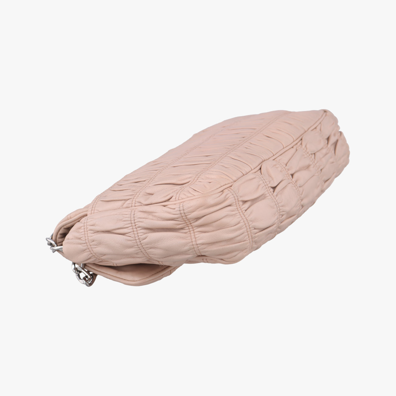 Gaufre Logo FlapPinkNappa LeatherBT09397/Qギャザーピンクナッパレザー BT09397/Q