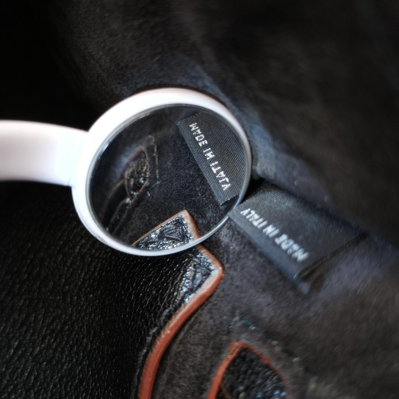 Miu Lady Black Leather 235ミュウレディ ブラック レザー 235