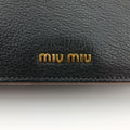 Miu Lady Black Leather 235ミュウレディ ブラック レザー 235