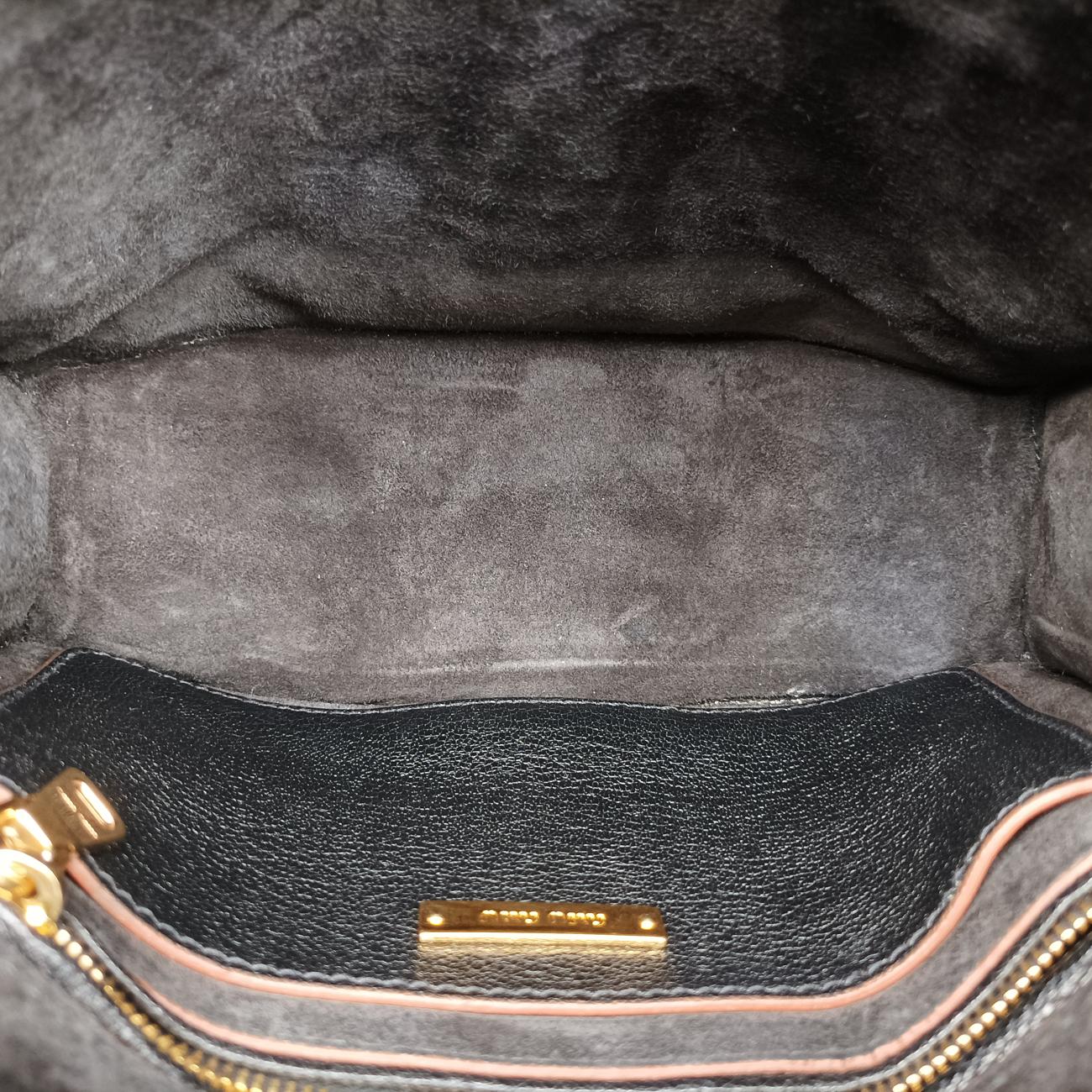 Miu Lady Black Leather 235ミュウレディ ブラック レザー 235