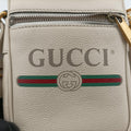 Print Messenger White Leather A028973505プリントメッセンジャー ホワイト レザー 574803 A028973505