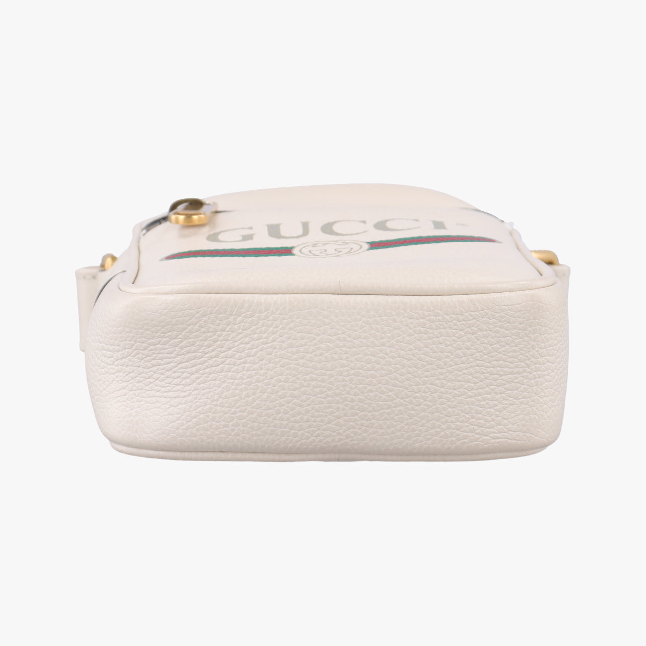 Print Messenger White Leather A028973505プリントメッセンジャー ホワイト レザー 574803 A028973505