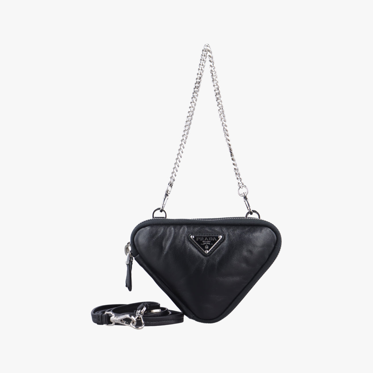 triangle mini Black Leather 62トライアングル ミニ ブラック レザー 1NR015 62