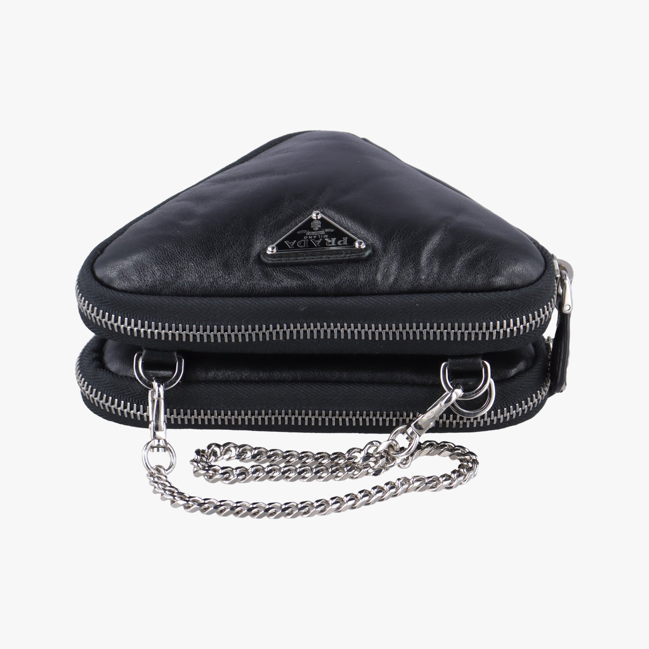 triangle mini Black Leather 62トライアングル ミニ ブラック レザー 1NR015 62