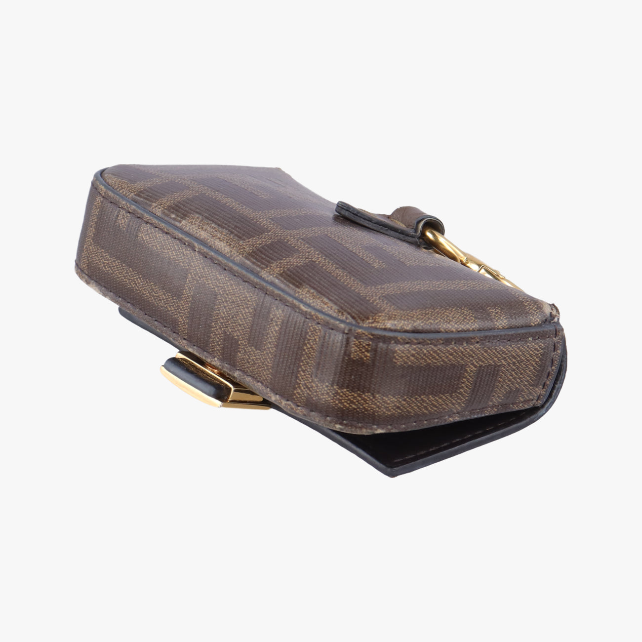 Nano Baguette Charm Brown PVC coated canvas 7AR844 7AR844-A9YH-208-0189ナノ バゲット チャーム ブラウン PVCコーティングキャンバス 7AR844 7AR844-A9YH-208-0189