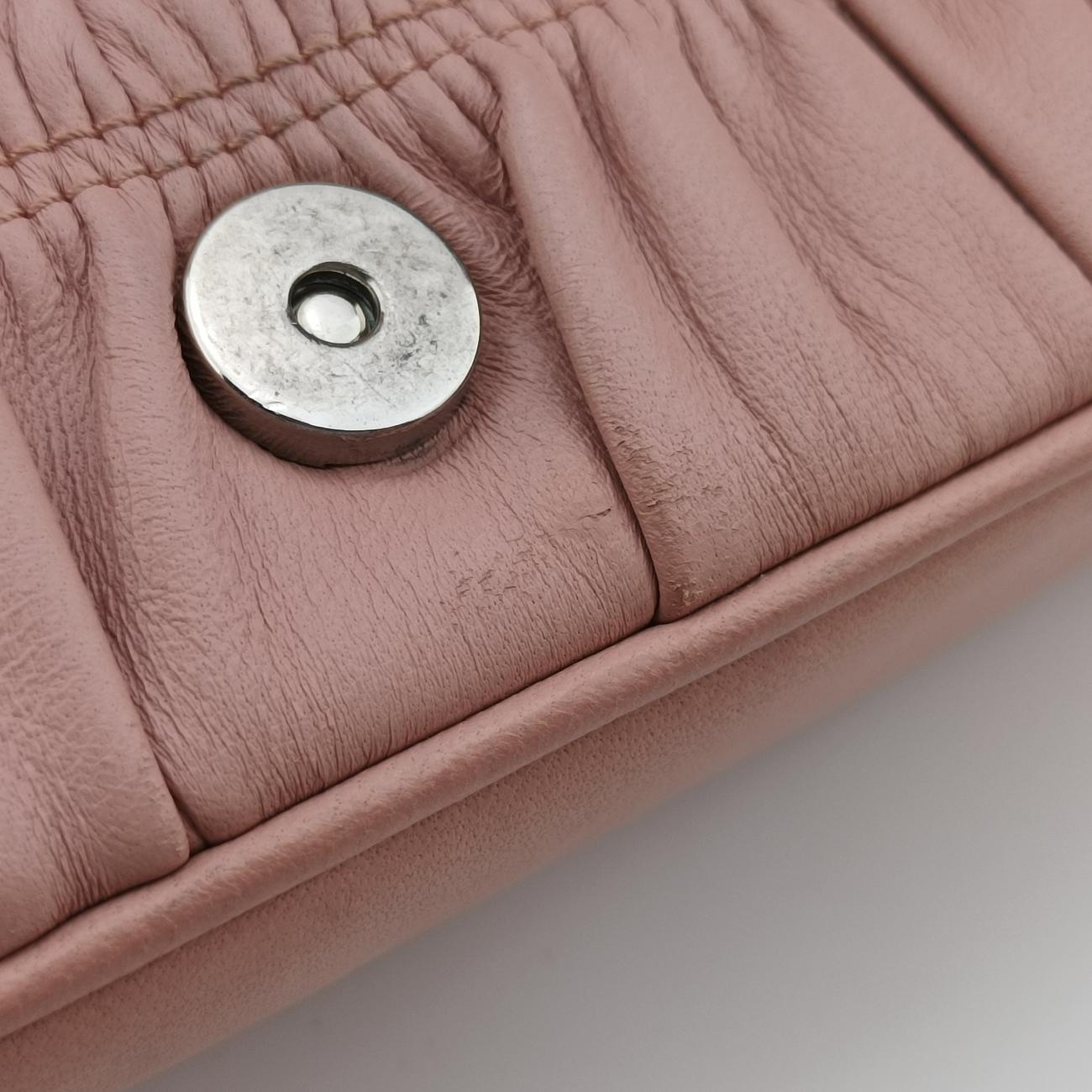 Nappa GaufrePinkNappa Leather1BD140197ナッパ ゴーフルピンクナッパレザー1BD140197