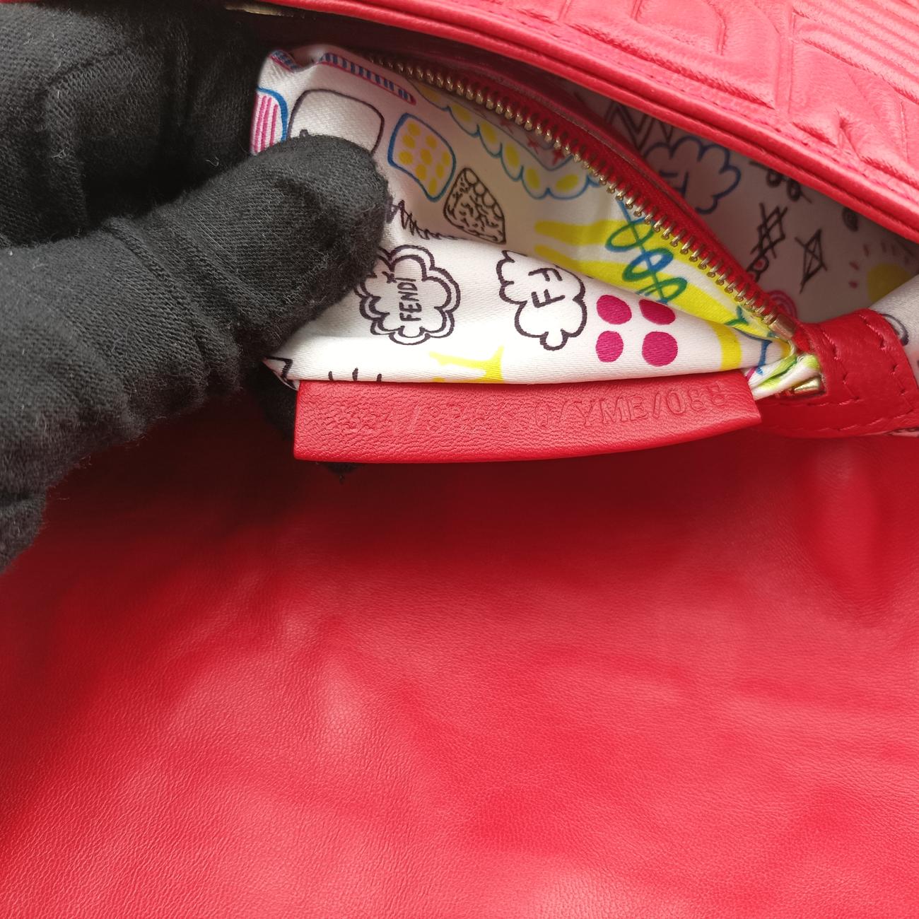 Baguette Red lambskin 8BR600 2354/8BR600/YME/088マンマバケット レッド ラムスキン 8BR600 2354/8BR600/YME/088