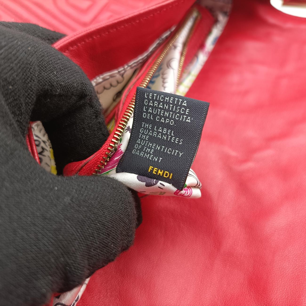 Baguette Red lambskin 8BR600 2354/8BR600/YME/088マンマバケット レッド ラムスキン 8BR600 2354/8BR600/YME/088