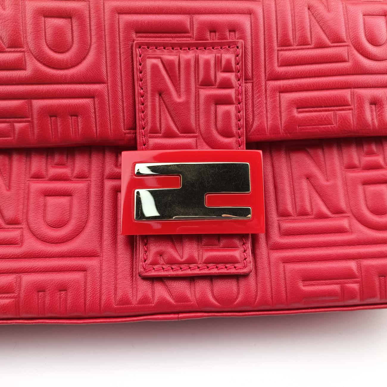 Baguette Red lambskin 8BR600 2354/8BR600/YME/088マンマバケット レッド ラムスキン 8BR600 2354/8BR600/YME/088