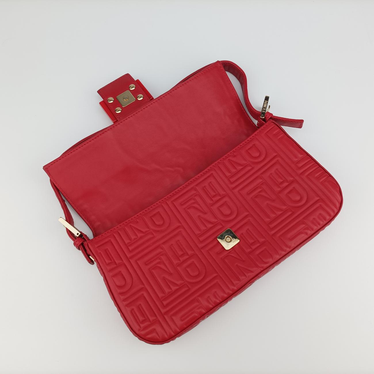 Baguette Red lambskin 8BR600 2354/8BR600/YME/088マンマバケット レッド ラムスキン 8BR600 2354/8BR600/YME/088