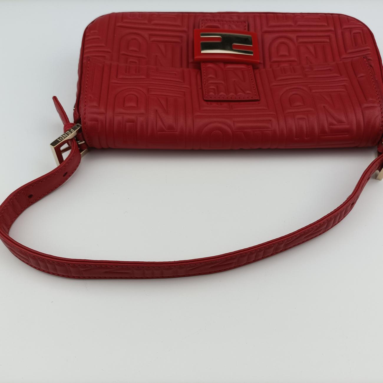 Baguette Red lambskin 8BR600 2354/8BR600/YME/088マンマバケット レッド ラムスキン 8BR600 2354/8BR600/YME/088