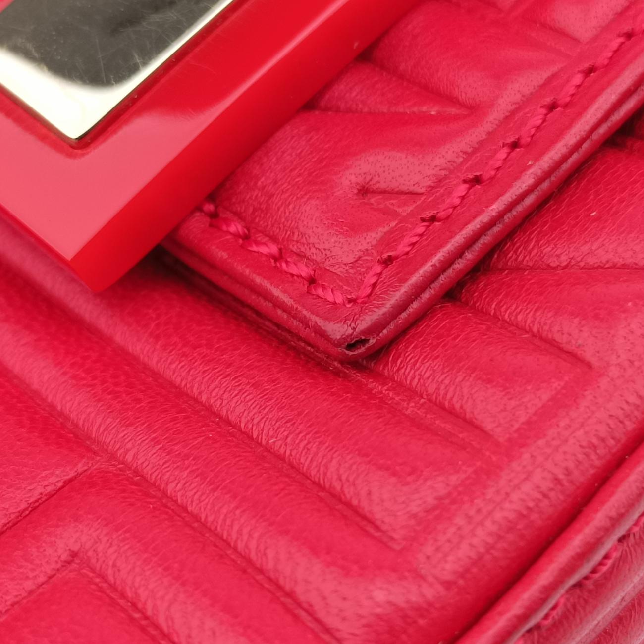 Baguette Red lambskin 8BR600 2354/8BR600/YME/088マンマバケット レッド ラムスキン 8BR600 2354/8BR600/YME/088