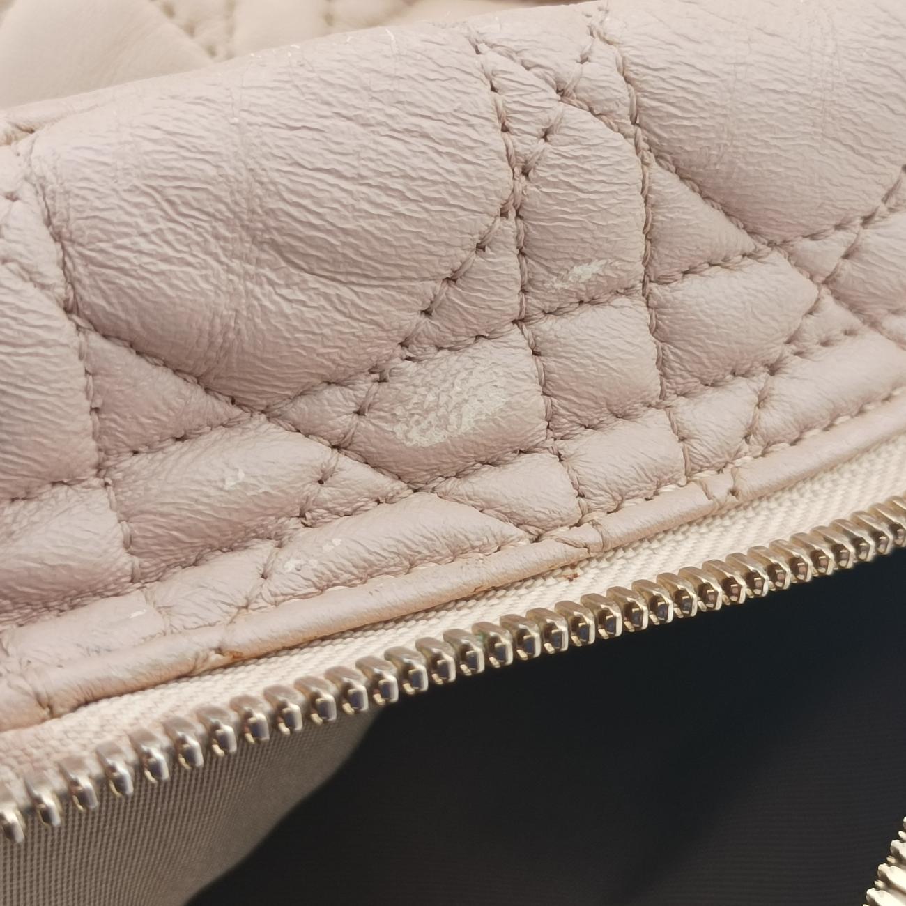 Cannage Dior Soft ShoppingBeigelambskin17-BO-0164カナージュ ディオール ソフト ショッピングベージュラムスキン17-BO-0164