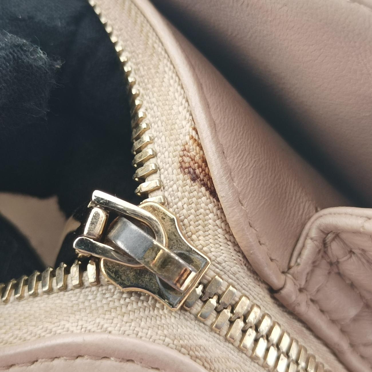 Cannage Dior Soft ShoppingBeigelambskin17-BO-0164カナージュ ディオール ソフト ショッピングベージュラムスキン17-BO-0164