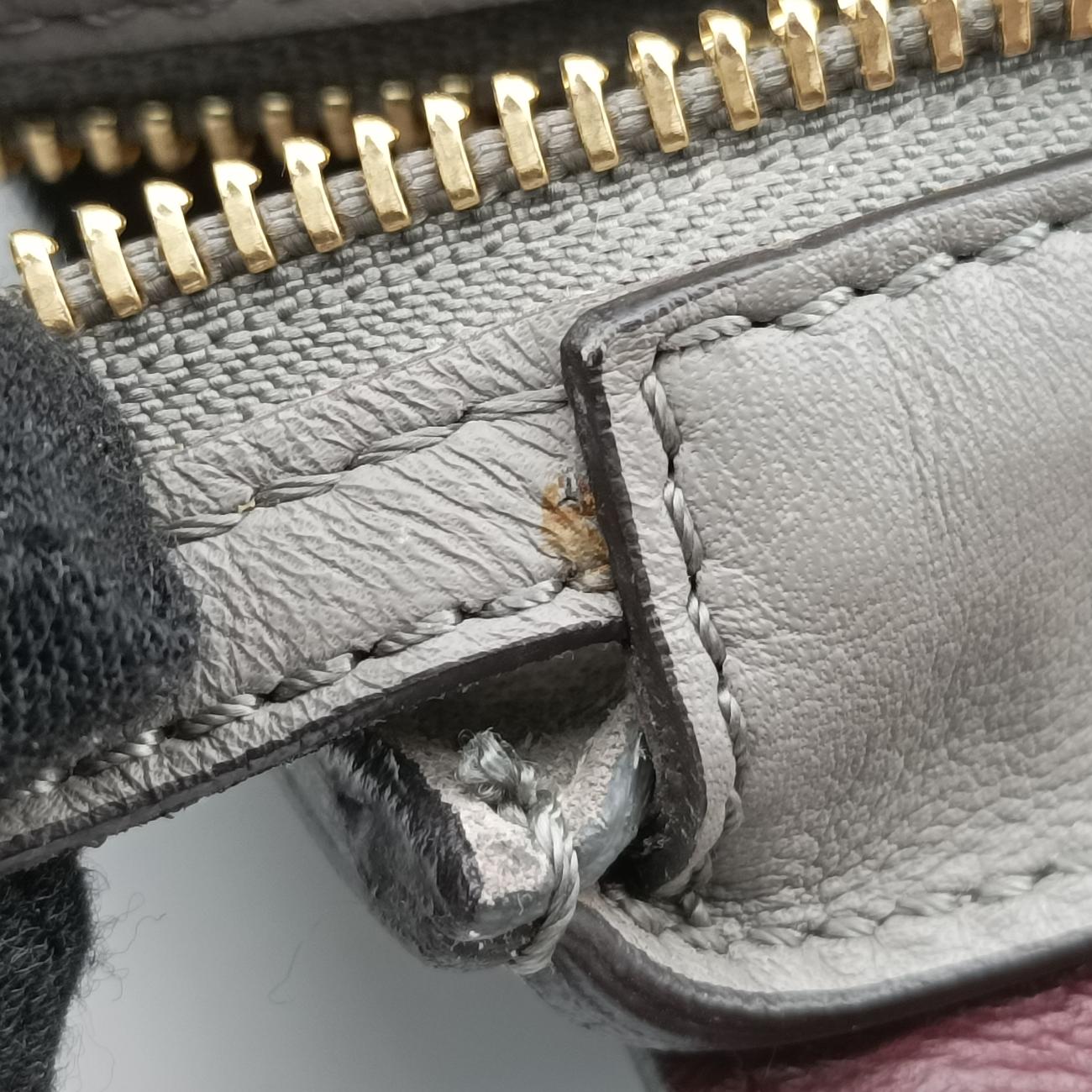 Trapèze Grey Leather x suede F-MP-0142トラペーズ グレー レザー×スエード F-MP-0142