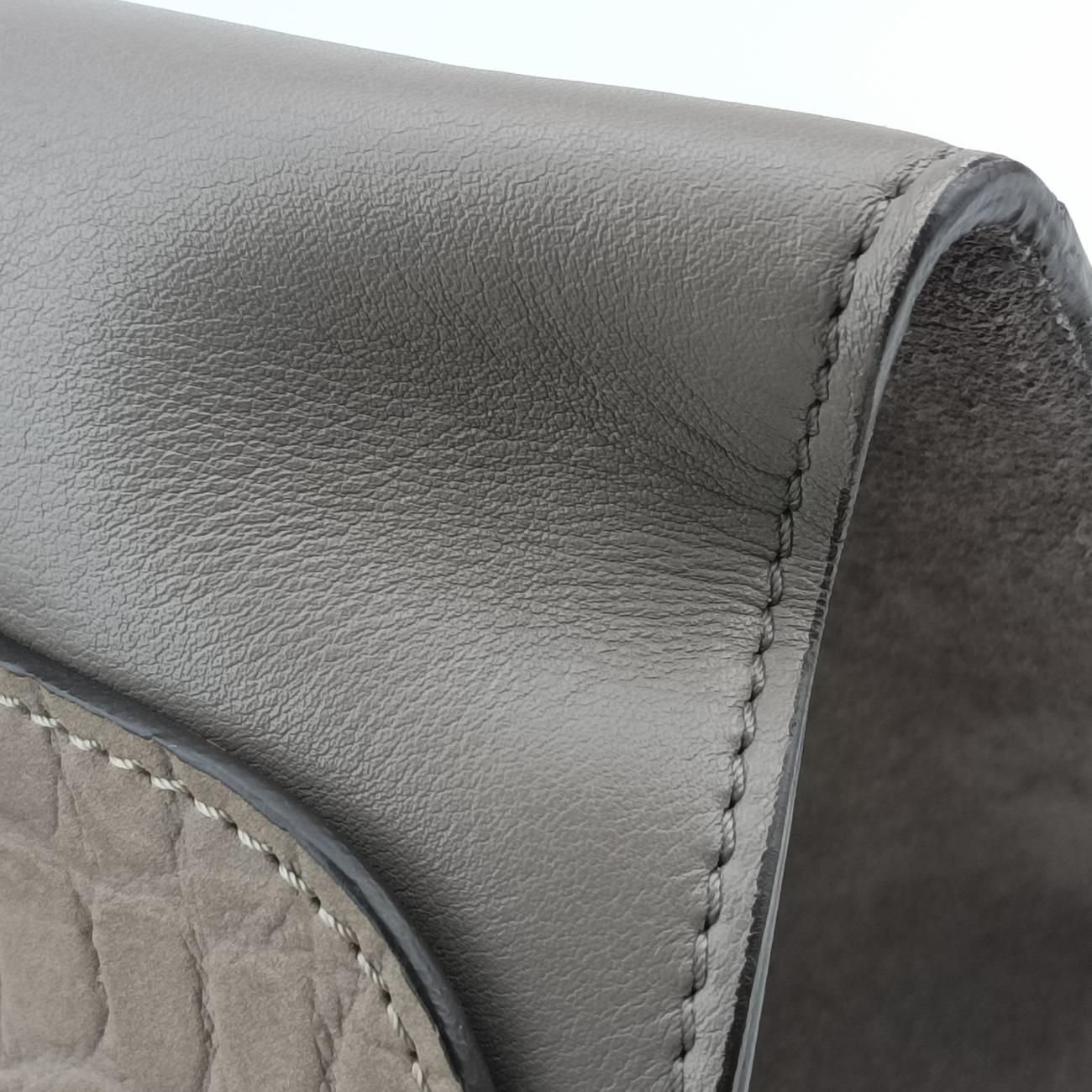 Trapèze Grey Leather x suede F-MP-0142トラペーズ グレー レザー×スエード F-MP-0142