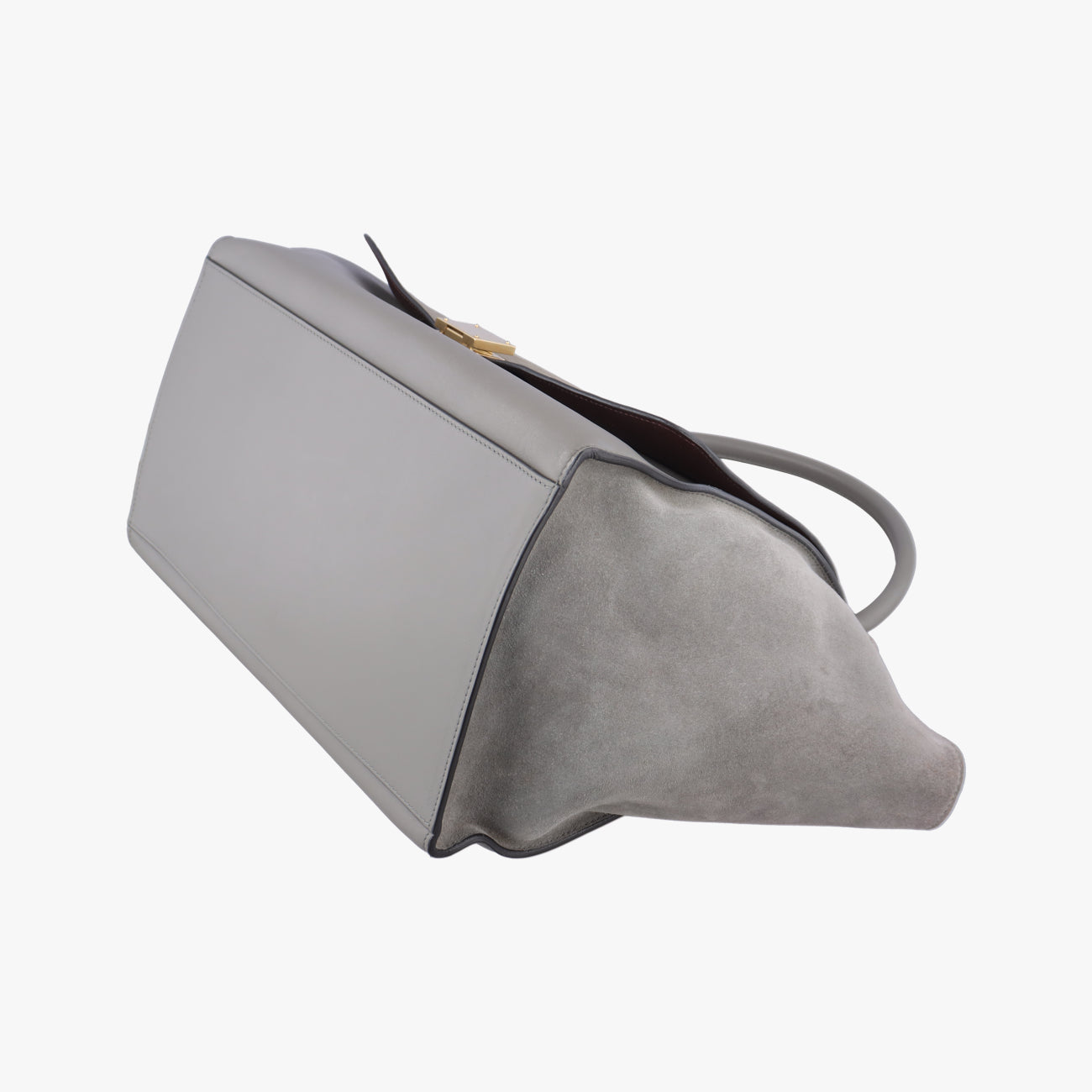 Trapèze Grey Leather x suede F-MP-0142トラペーズ グレー レザー×スエード F-MP-0142