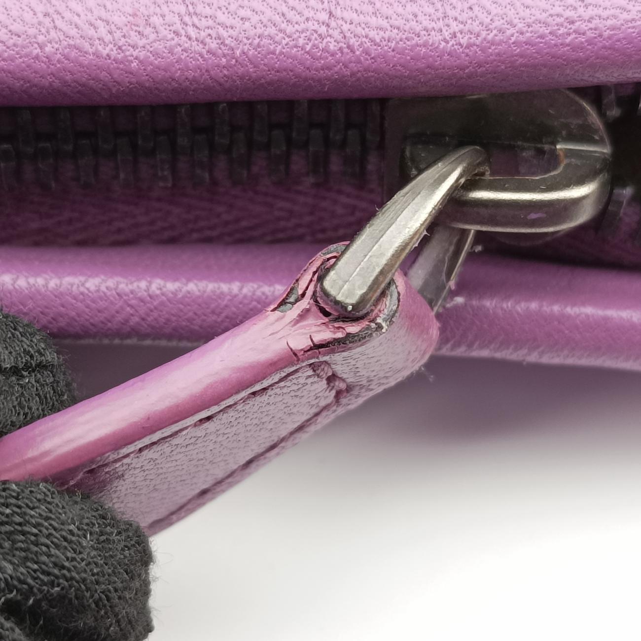 Intrecciato Purple lambskin B01515850Jイントレチャート パープル ラムスキン B01515850J