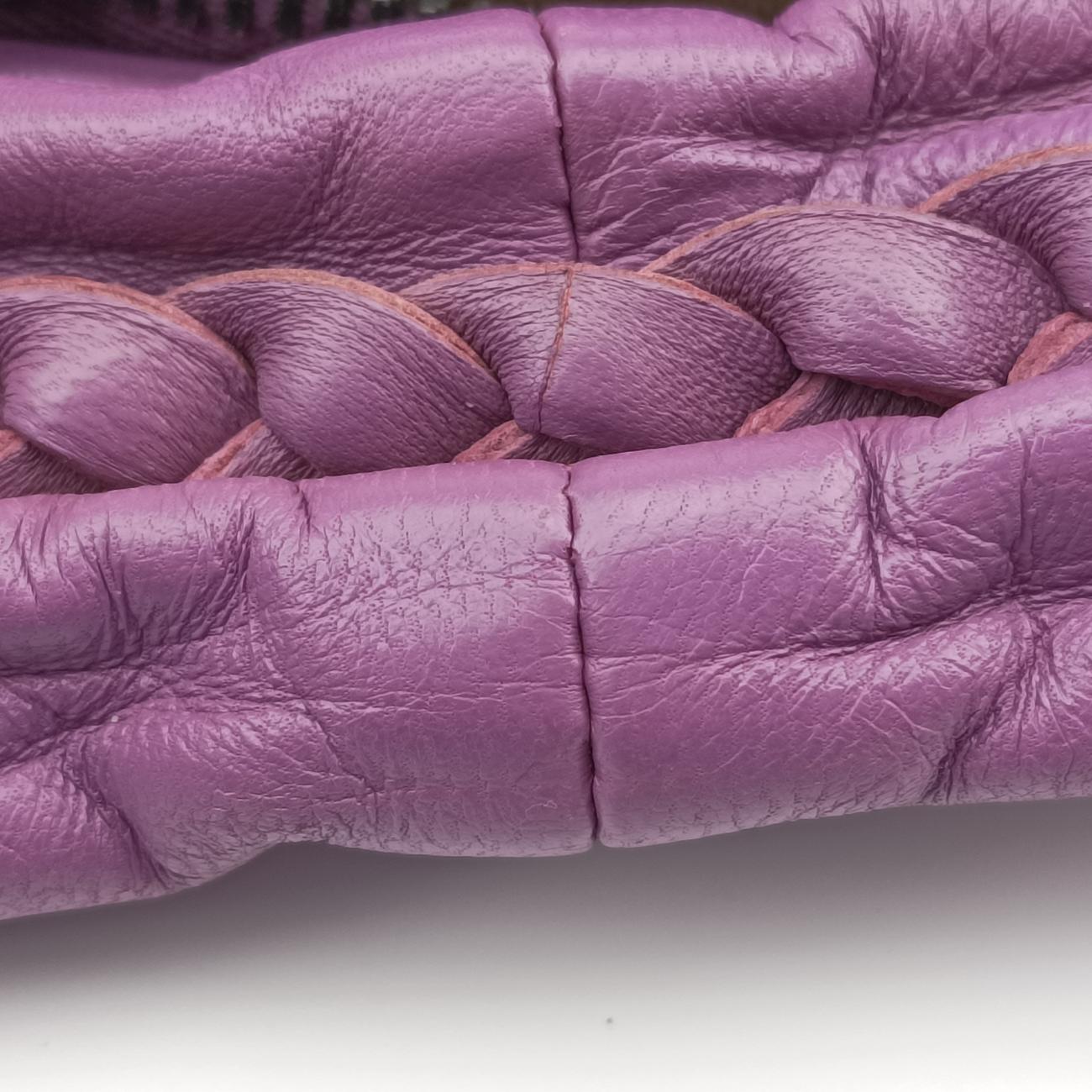 Intrecciato Purple lambskin B01515850Jイントレチャート パープル ラムスキン B01515850J