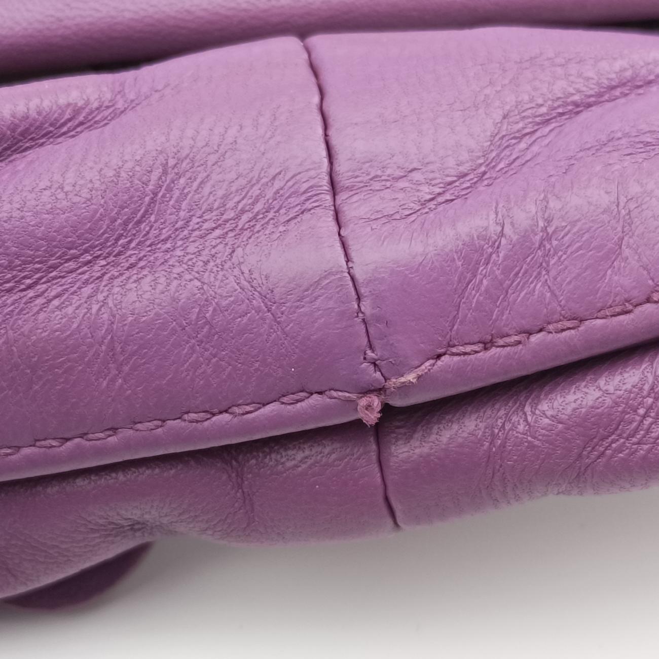 Intrecciato Purple lambskin B01515850Jイントレチャート パープル ラムスキン B01515850J