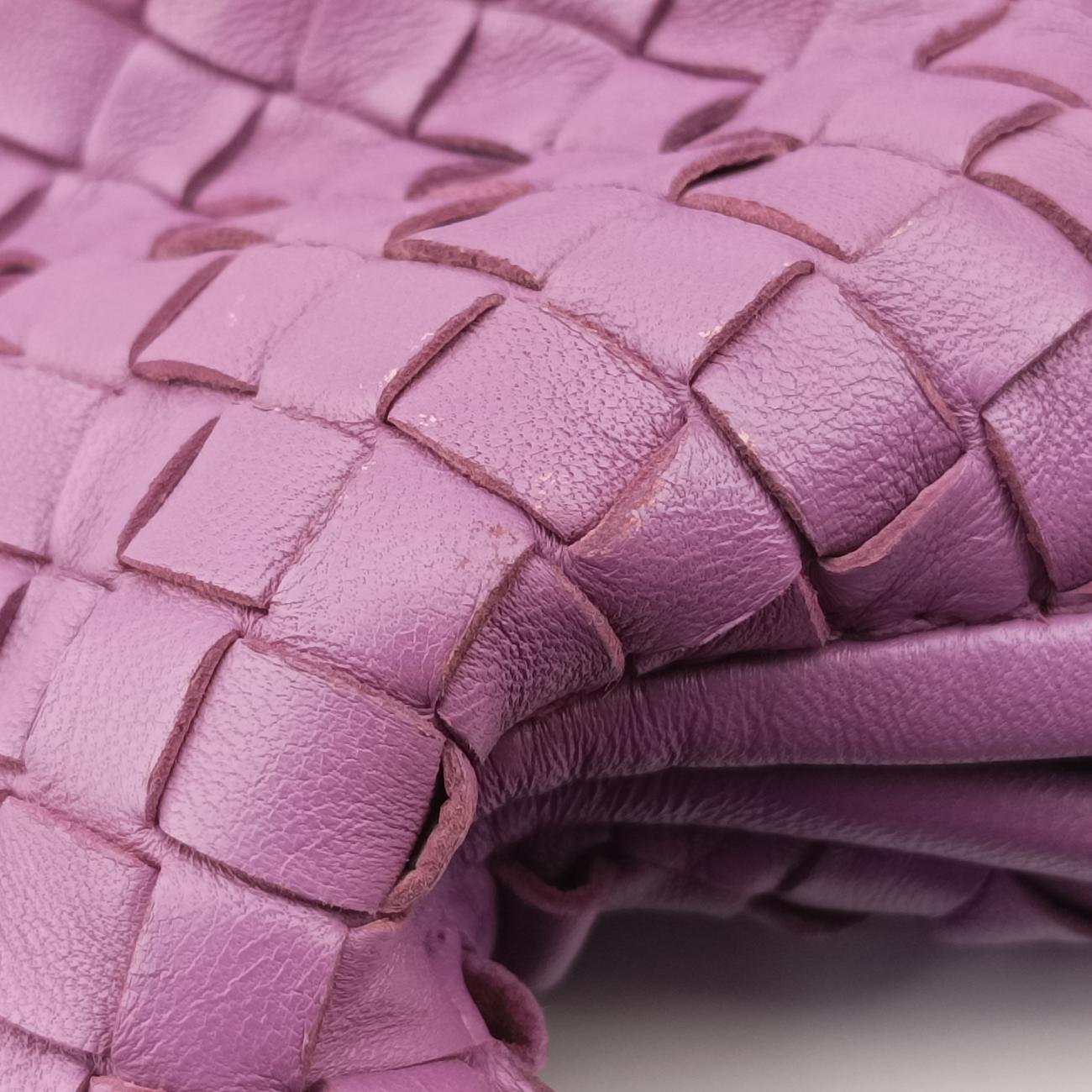 Intrecciato Purple lambskin B01515850Jイントレチャート パープル ラムスキン B01515850J