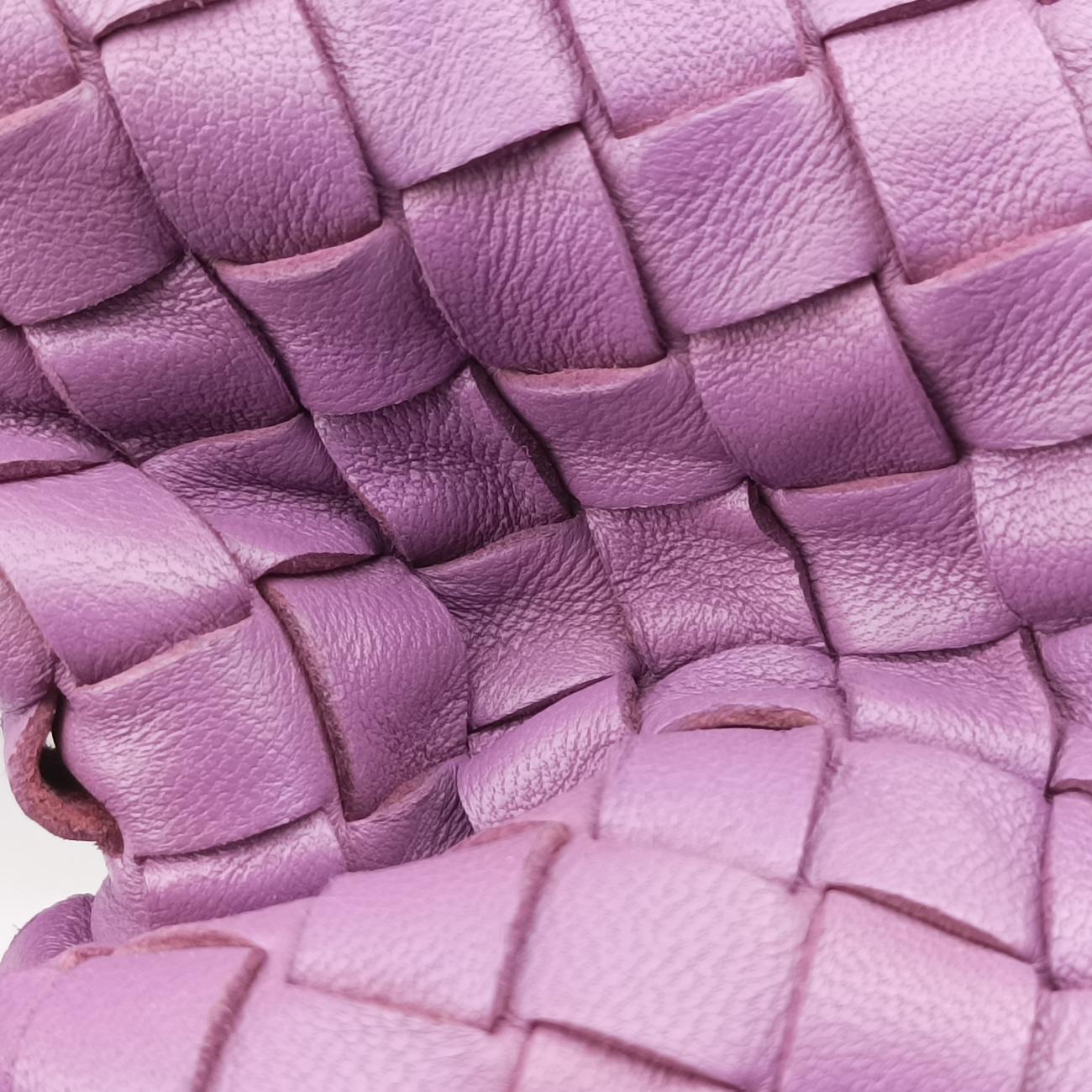 Intrecciato Purple lambskin B01515850Jイントレチャート パープル ラムスキン B01515850J