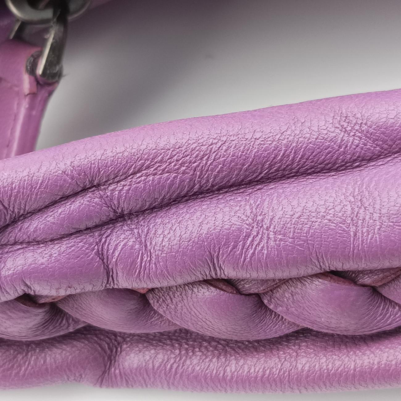 Intrecciato Purple lambskin B01515850Jイントレチャート パープル ラムスキン B01515850J