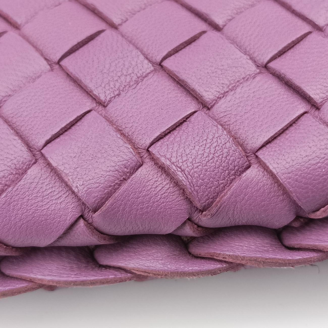 Intrecciato Purple lambskin B01515850Jイントレチャート パープル ラムスキン B01515850J