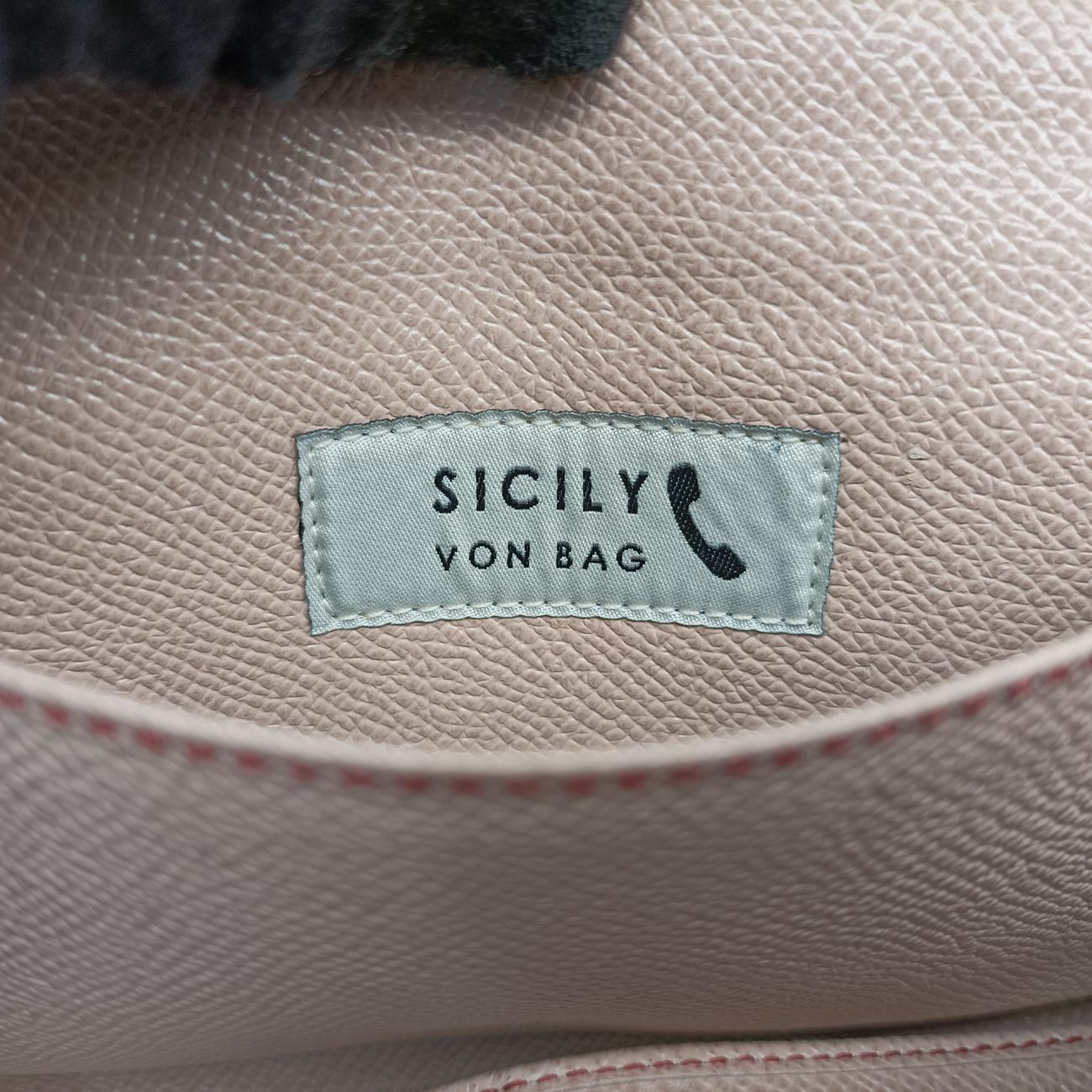 SICILY Red Leather シシリー レッド レザー