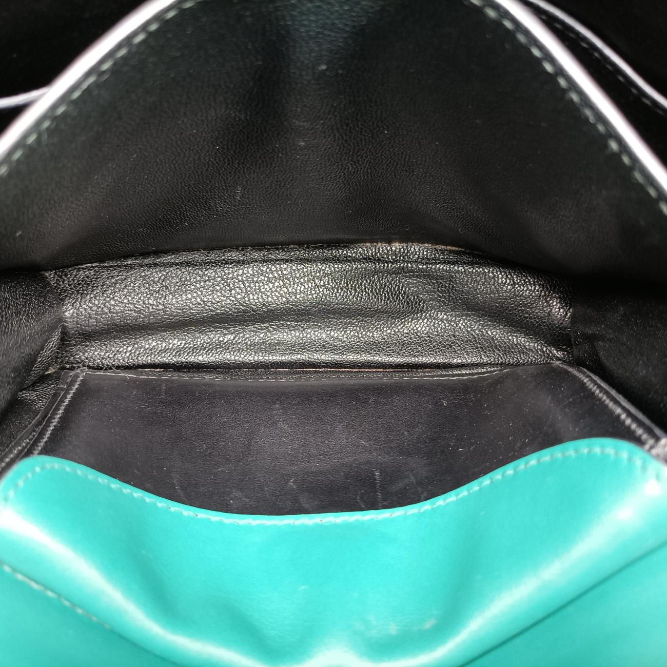 Cahier Green×black Leather 1BD045 25カイエ グリーン×ブラック レザー 1BD045 25