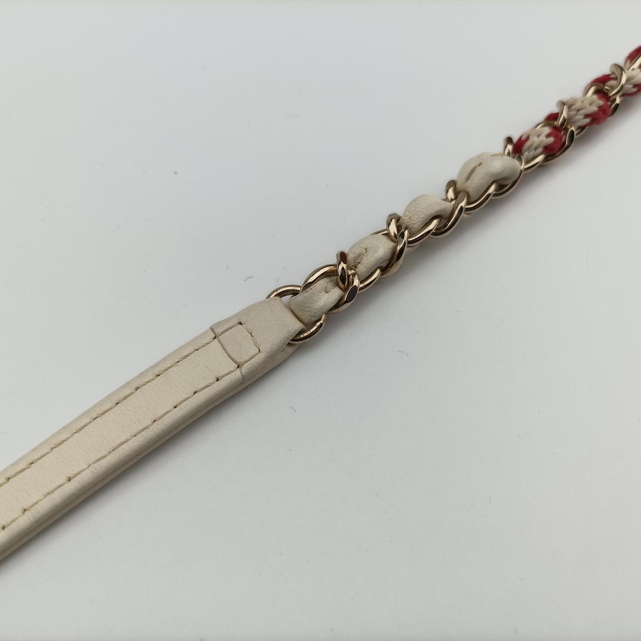 La Pausa Coco Lifesaver Round White×Red lambskin AS0209 27064685ラ パウザ ココ ライフセーバー ラウンド ホワイト×レッド ラムスキン AS0209 27064685