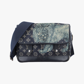 Messenger PM navy Monogram Savane M54248 PL4196メッセンジャー PM ネイビー モノグラム サバンナ M54248 PL4196