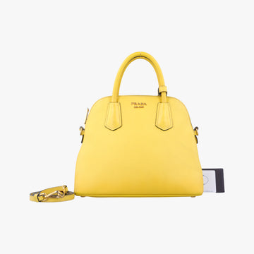 Cuir Top Handle Yellow SAFFIANO Leather BL0902 25クイール トップ ハンドル イエロー サフィアーノレザー BL0902 25