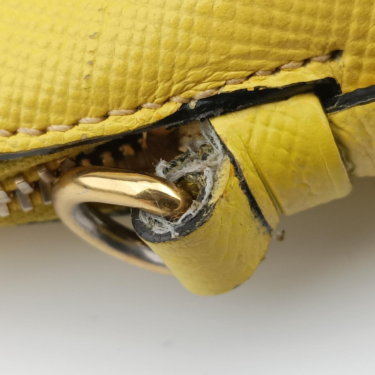 Cuir Top Handle Yellow SAFFIANO Leather BL0902 25クイール トップ ハンドル イエロー サフィアーノレザー BL0902 25