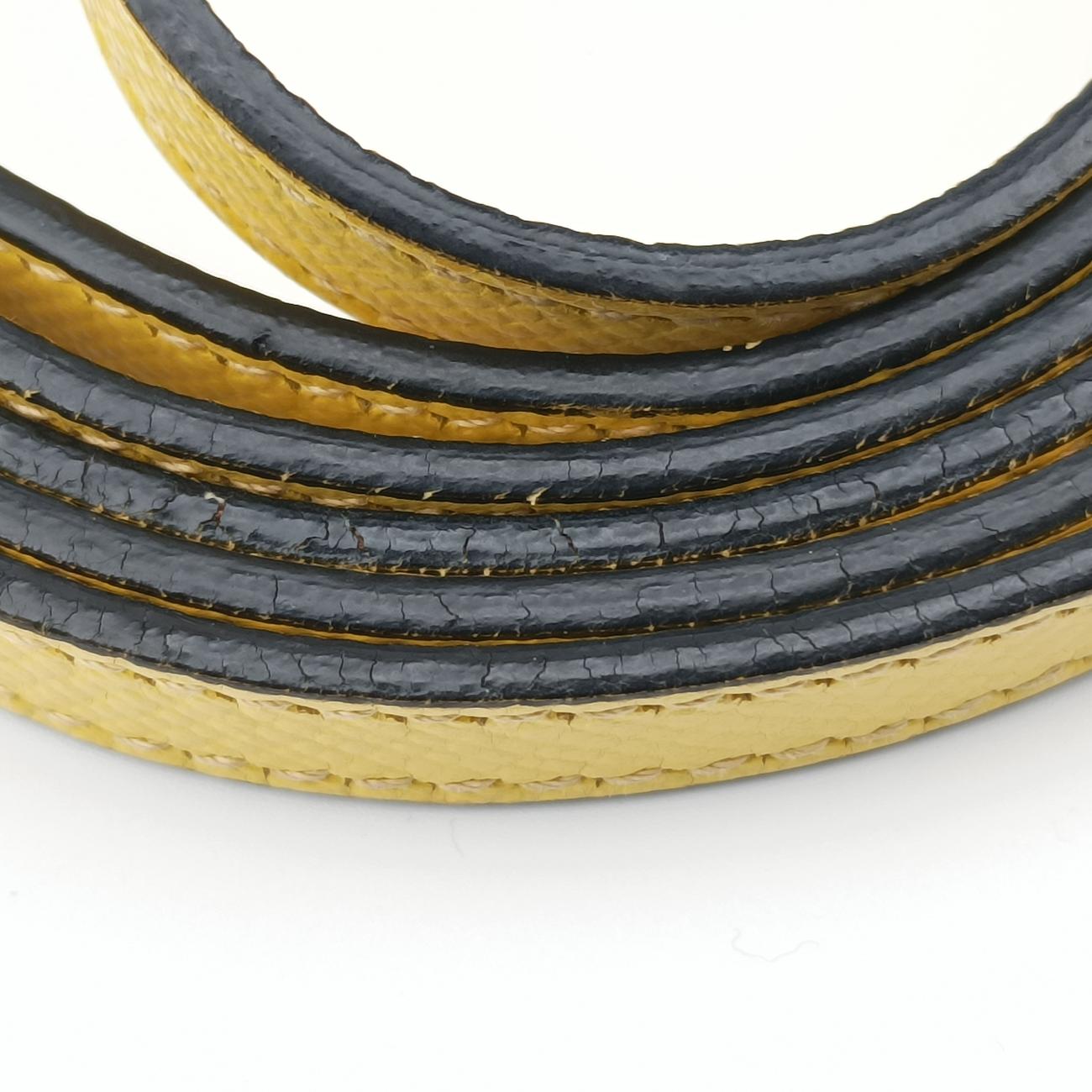 Cuir Top Handle Yellow SAFFIANO Leather BL0902 25クイール トップ ハンドル イエロー サフィアーノレザー BL0902 25