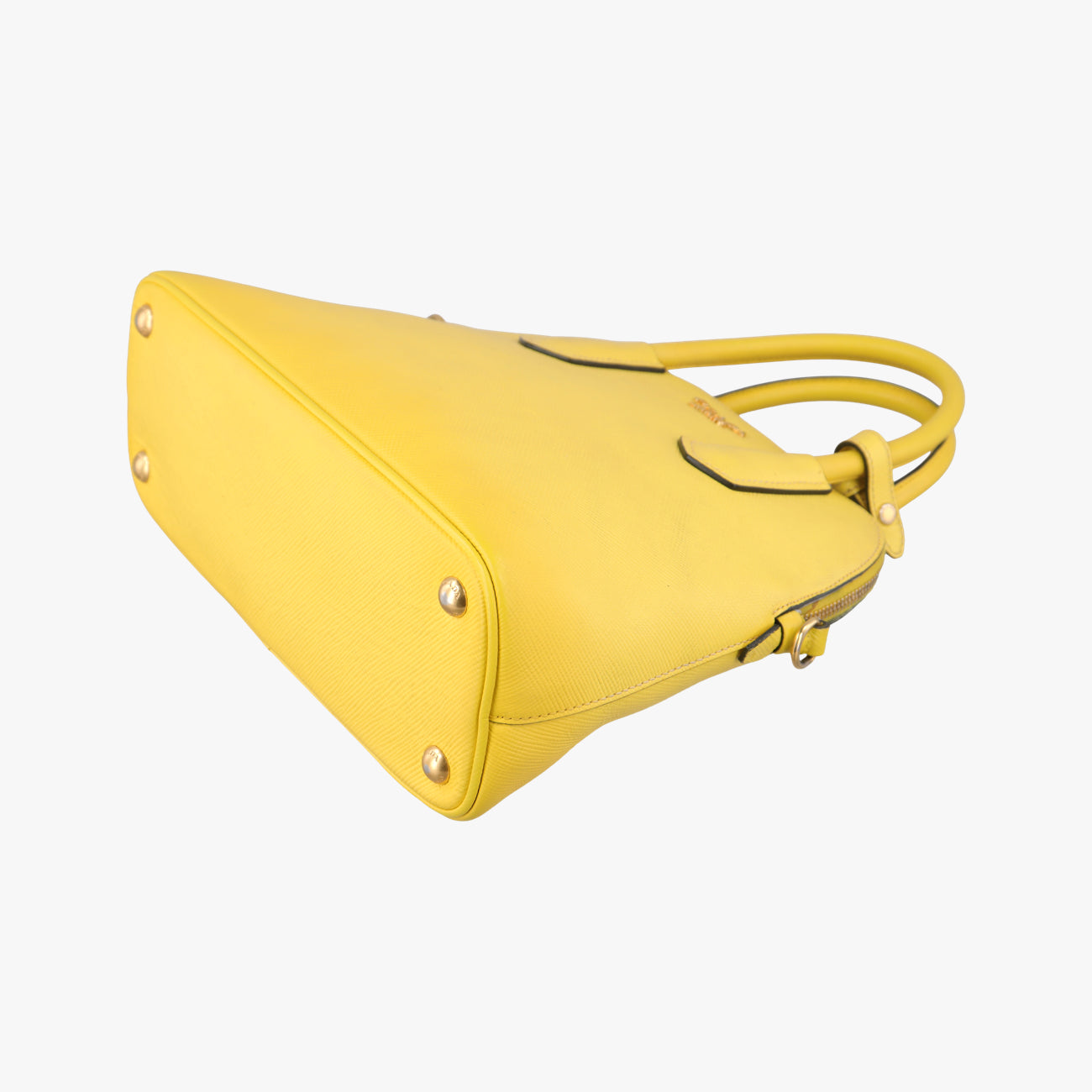 Cuir Top Handle Yellow SAFFIANO Leather BL0902 25クイール トップ ハンドル イエロー サフィアーノレザー BL0902 25