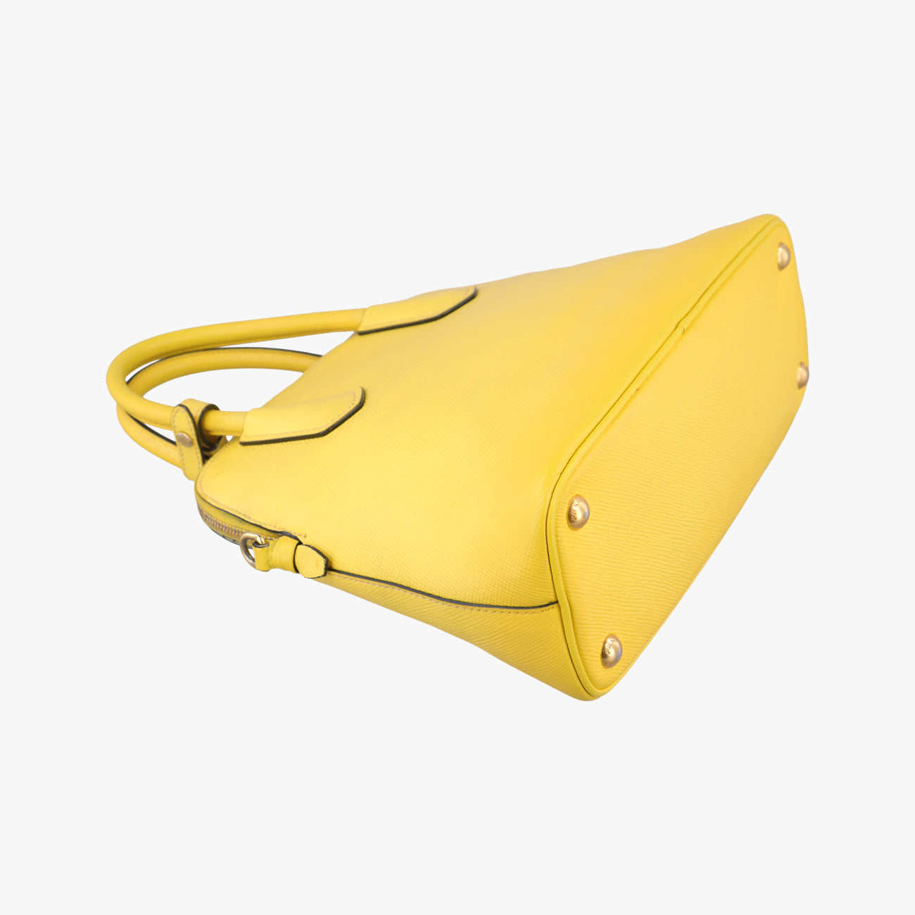 Cuir Top Handle Yellow SAFFIANO Leather BL0902 25クイール トップ ハンドル イエロー サフィアーノレザー BL0902 25
