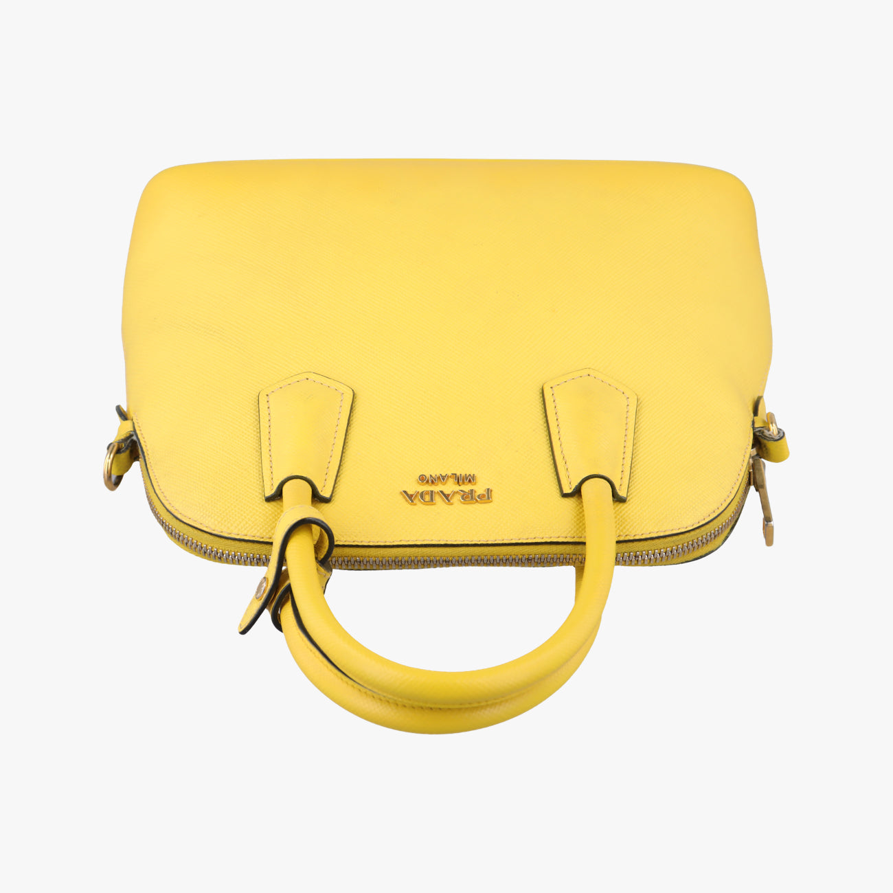 Cuir Top Handle Yellow SAFFIANO Leather BL0902 25クイール トップ ハンドル イエロー サフィアーノレザー BL0902 25