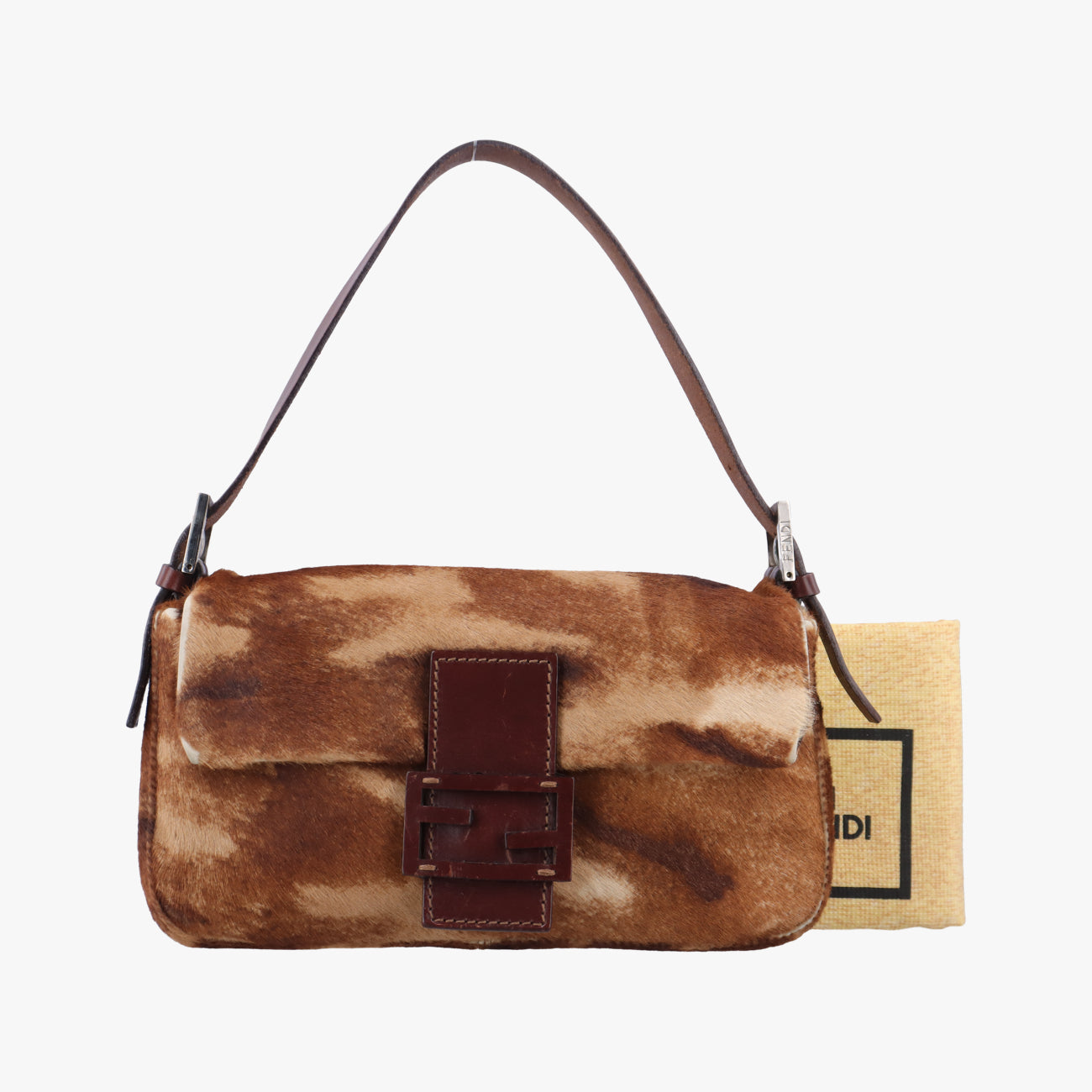 Baguette Brown×Multicolour ponyhair 26424 2372-26424-009マンマバケット ブラウン×マルチカラー ハラコ 26424 2372-26424-009