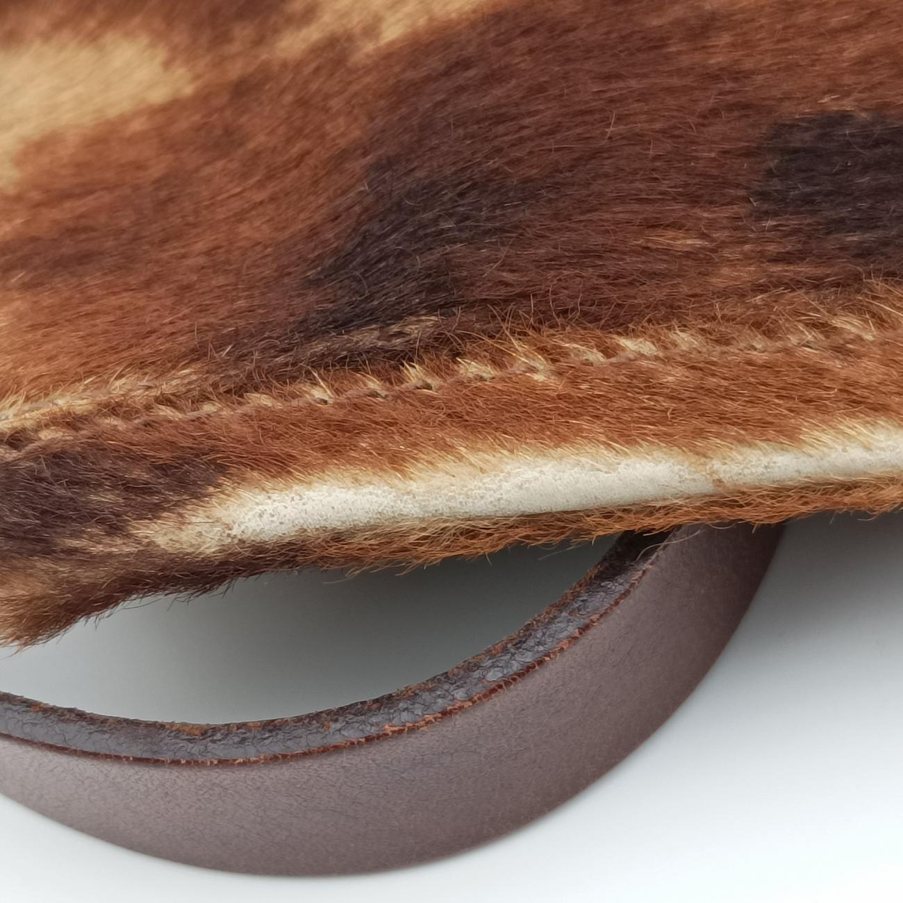 Baguette Brown×Multicolour ponyhair 26424 2372-26424-009マンマバケット ブラウン×マルチカラー ハラコ 26424 2372-26424-009