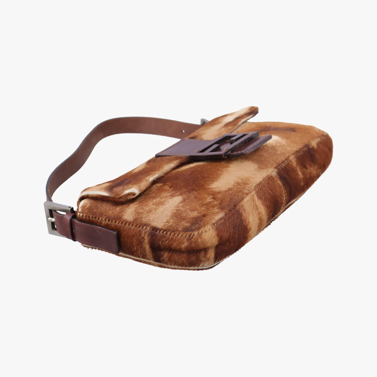 Baguette Brown×Multicolour ponyhair 26424 2372-26424-009マンマバケット ブラウン×マルチカラー ハラコ 26424 2372-26424-009