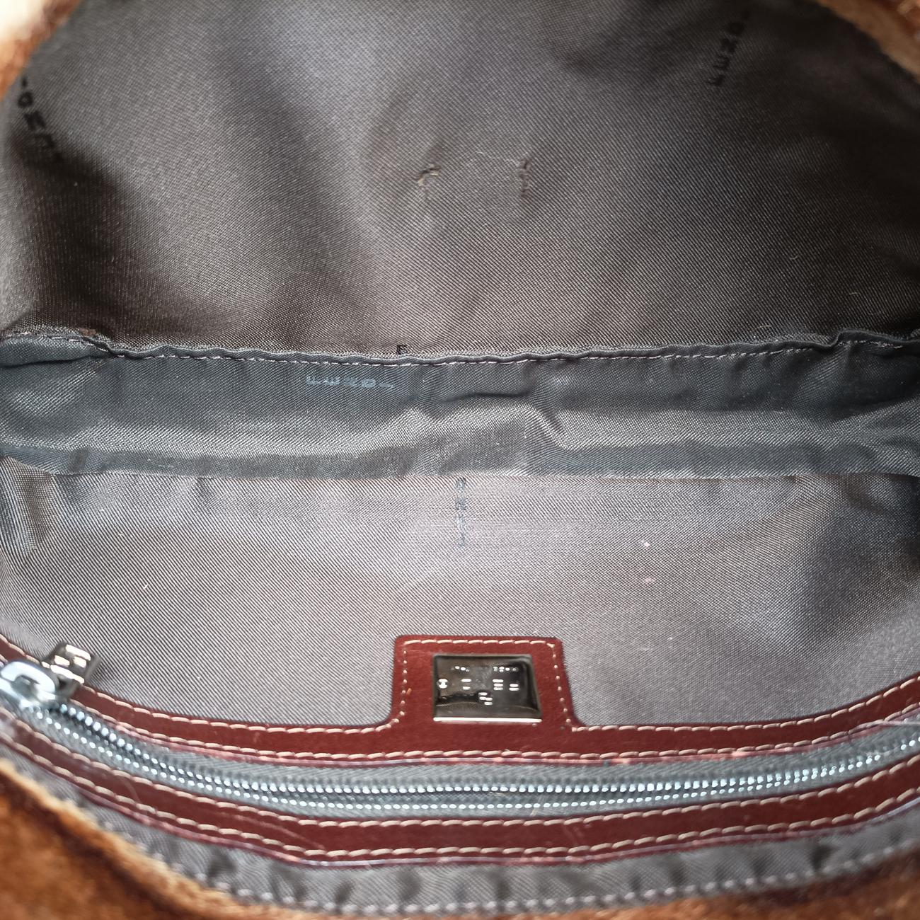 Baguette Brown×Multicolour ponyhair 26424 2372-26424-009マンマバケット ブラウン×マルチカラー ハラコ 26424 2372-26424-009