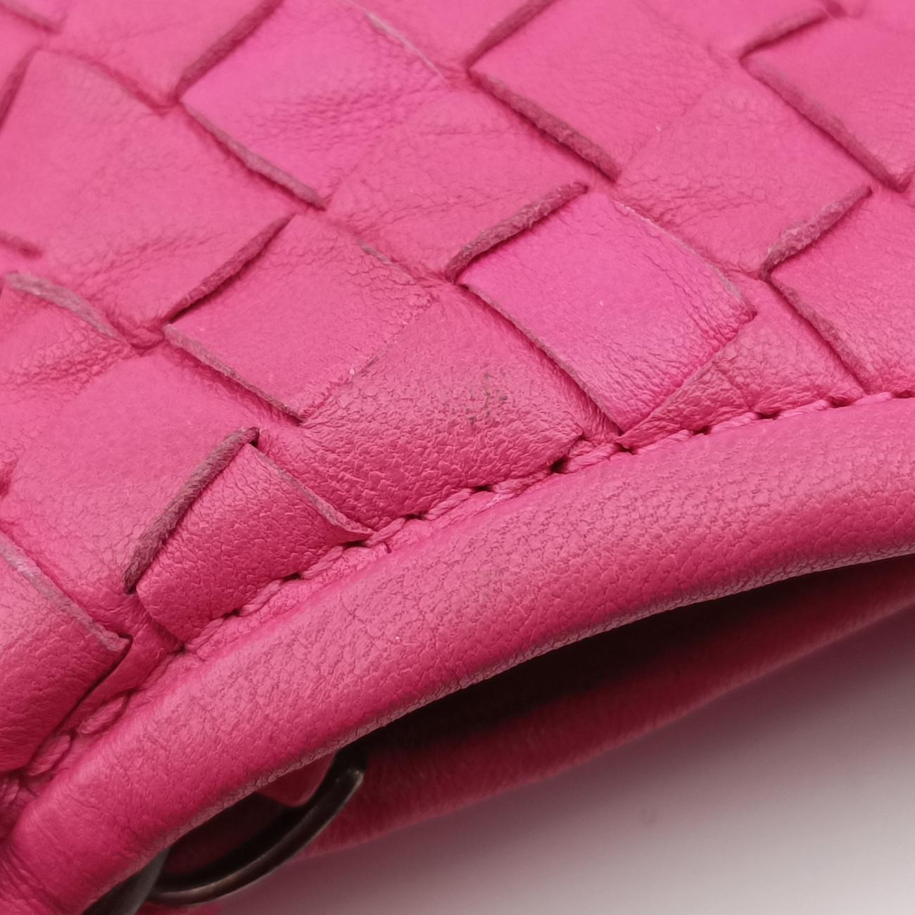 Intrecciato Rose lambskin B03278262Yイントレチャート ローズ レッド ラムスキン B03278262Y